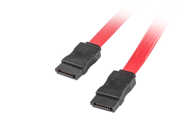 Кабель LANBERG CA-SASA-10CU-0050-R SATA III (6GB/S) 50CM Кабель LANBERG CA-SASA-10CU-0050-R SATA III (6GB/S) 50CM