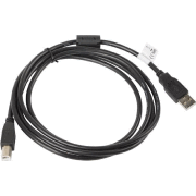 Кабель LANBERG CA-USBA-11CC-0050-BK USB 2.0 AM-BM FERRYT BLACK 5M Кабель LANBERG CA-USBA-11CC-0050-BK USB 2.0 AM-BM FERRYT BLACK 5M