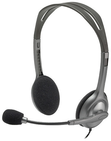 Наушники с микрофоном Logitech H111 (3.5mm, Gray) Наушники с микрофоном Logitech H111 (3.5mm, Gray)