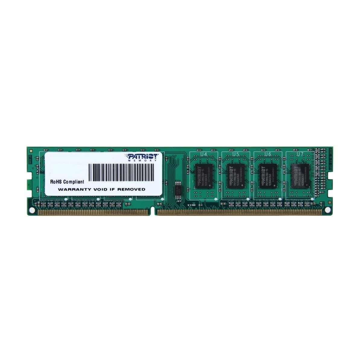 Модуль памяти DIMM 4GB DDR3 PATRIOT PSD34G160081 (PC12800, 1600MHz) Модуль памяти DIMM 4GB DDR3 PATRIOT PSD34G160081 (PC12800, 1600MHz)