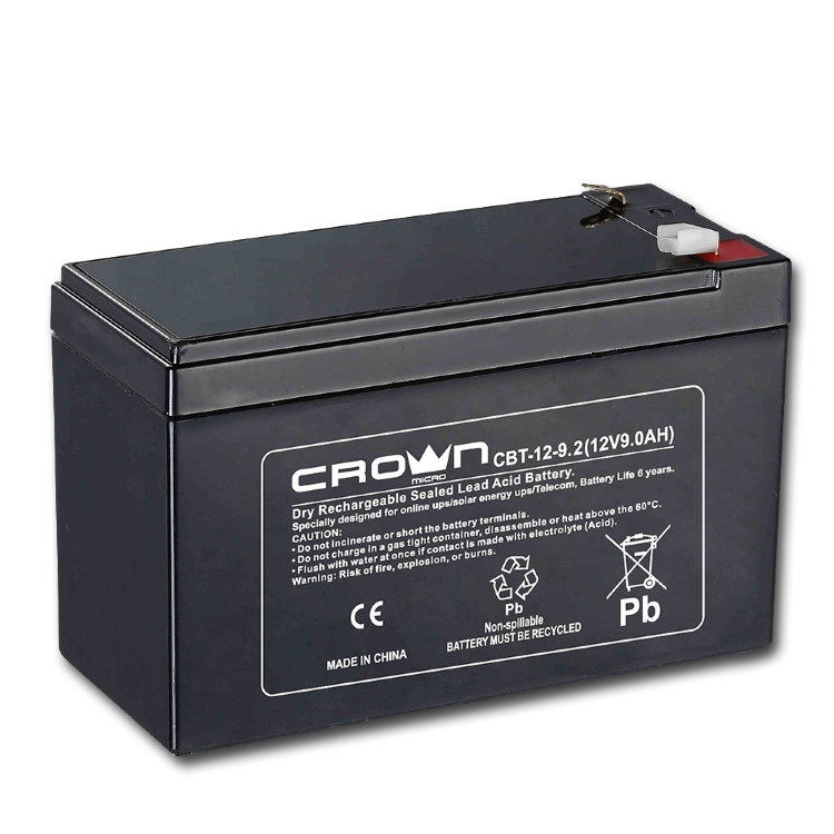 Аккумулятор для ИБП CrownMicro 12V, 9.2AH