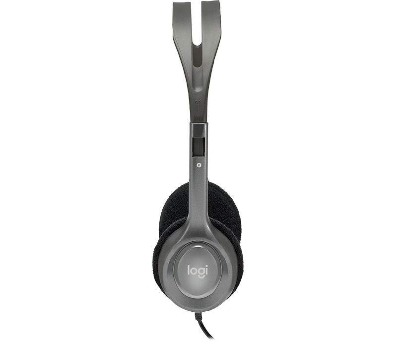 Наушники с микрофоном Logitech H110 (3.5mm, Silver)