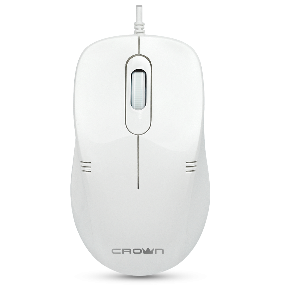 Мышь CrownMicro CMM-502 Silent (3button, 1000dpi, White, USB) Мышь CrownMicro CMM-502 Silent (3button, 1000dpi, White, USB)