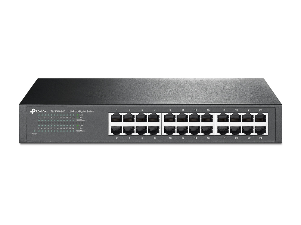 Коммуникатор 24port 10/100/1000 TP-Link TL-SG1024D Коммуникатор 24port 10/100/1000 TP-Link TL-SG1024D