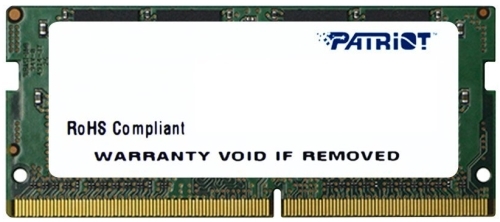 Модуль памяти SODIMM 4GB DDR4 PATRIOT PSD44G266681S (2666MHz)