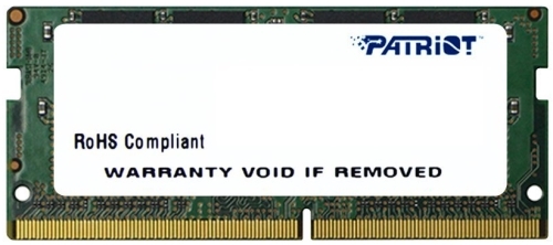 Модуль памяти SODIMM 4GB DDR4 PATRIOT PSD44G266681S (2666MHz) Модуль памяти SODIMM 4GB DDR4 PATRIOT PSD44G266681S (2666MHz)