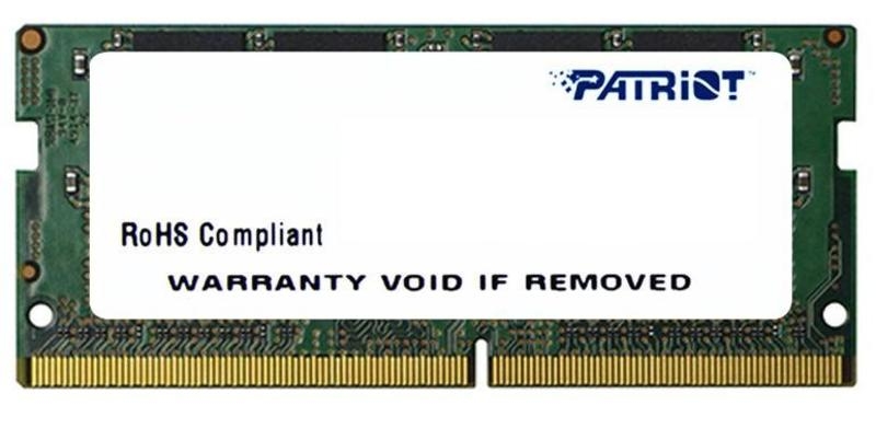Модуль памяти SODIMM 8GB DDR4 PATRIOT PSD48G266682S (PC21330, 2666MHz) Модуль памяти SODIMM 8GB DDR4 PATRIOT PSD48G266682S (PC21330, 2666MHz)