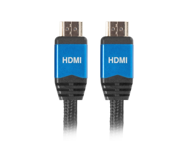 Кабель LANBERG CA-HDMI-20CU-0018-BL HDMI-HDMI V2.0 HIGH SPEED ETHERNET 1.8M, CU, Premium, Black