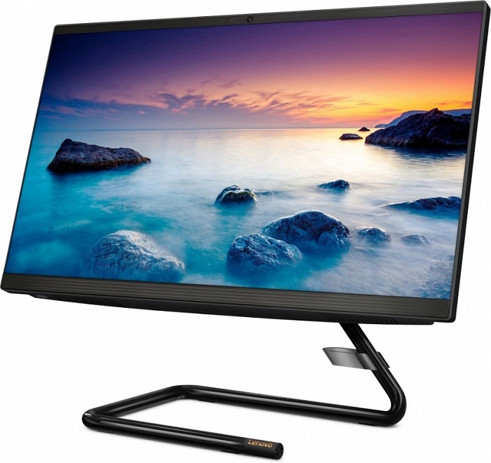 Моноблок Lenovo IdeaCentre A340-24IWL 23.8" (FHD, i3 10110U-2.1GHz, 4GB DDR4, 1TB HDD, DVD-RW, Intel UHD 600, Black, NoOS) Моноблок Lenovo IdeaCentre A340-24IWL 23.8