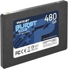 Накопитель SSD 480GB PATRIOT PBE480GS25SSDR (2.5", SATA3, TLC 3D, 450/320Mbps) Накопитель SSD 480GB PATRIOT PBE480GS25SSDR (2.5