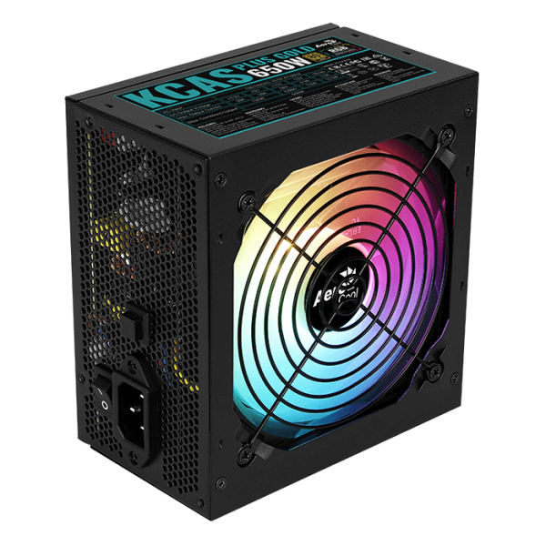 Блок питания 650W Aerocool KCAS PLUS GOLD 650W ARGB 80+ (ATX)