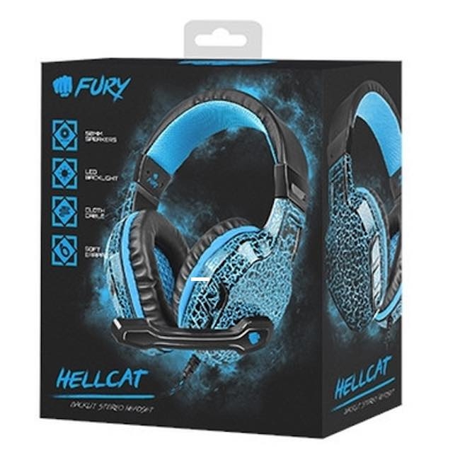 Наушники с микрофоном Fury NFU-0863 Hellcat Gaming (Mini-Jack) Наушники с микрофоном Fury NFU-0863 Hellcat Gaming (Mini-Jack)