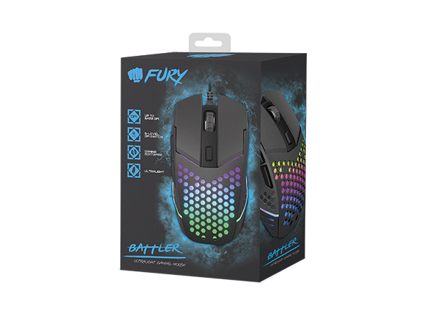 Мышь Fury NFU-1654 Gaming (6400DPI, USB, Optical) Мышь Fury NFU-1654 Gaming (6400DPI, USB, Optical)