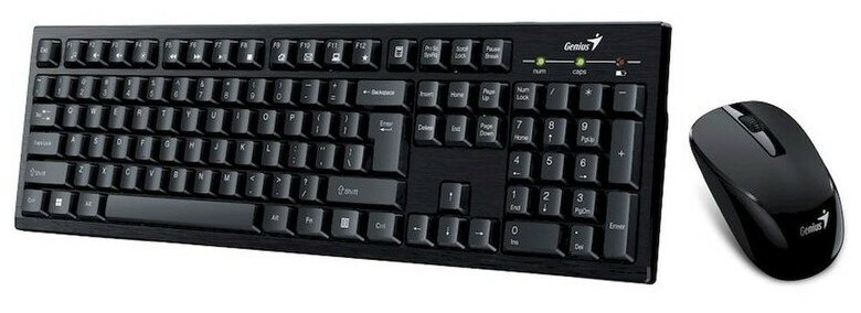 Клавиатура+Мышь беспроводные Genius Smart KM-8101 (USB, black) Клавиатура+Мышь беспроводные Genius Smart KM-8101 (USB, black)