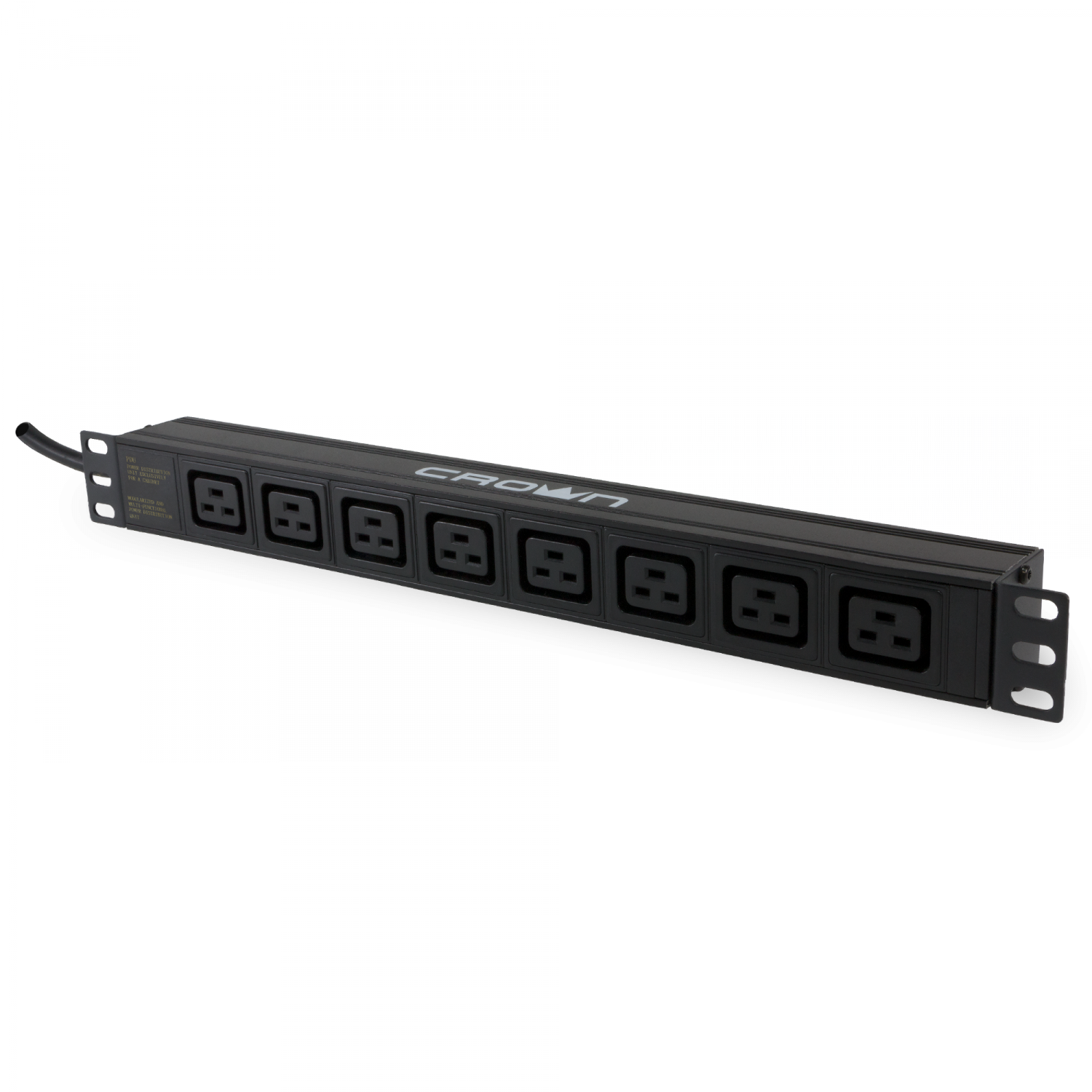 Сетевой фильтр CrownMicro CMPDU-03 (8 SOCKETS C19, BLACK)