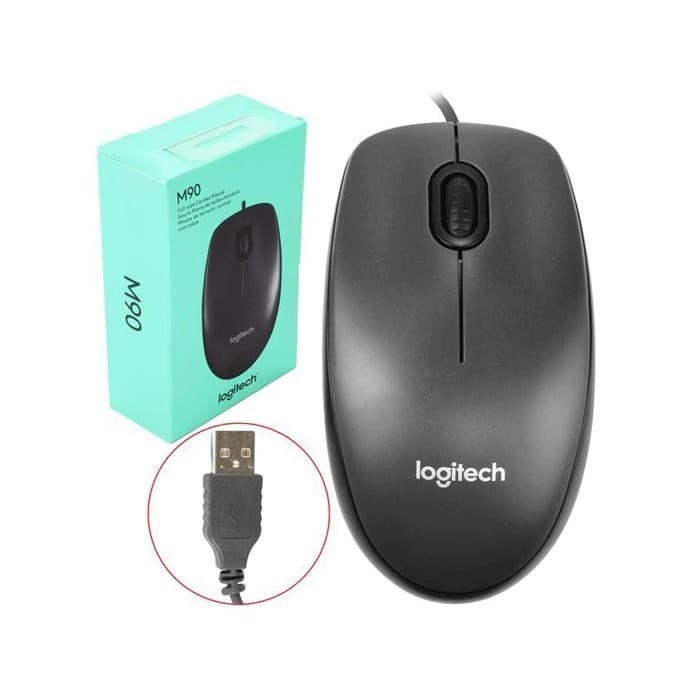 Мышь Logitech M90 (USB, Black/Dark Gray) Мышь Logitech M90 (USB, Black/Dark Gray)