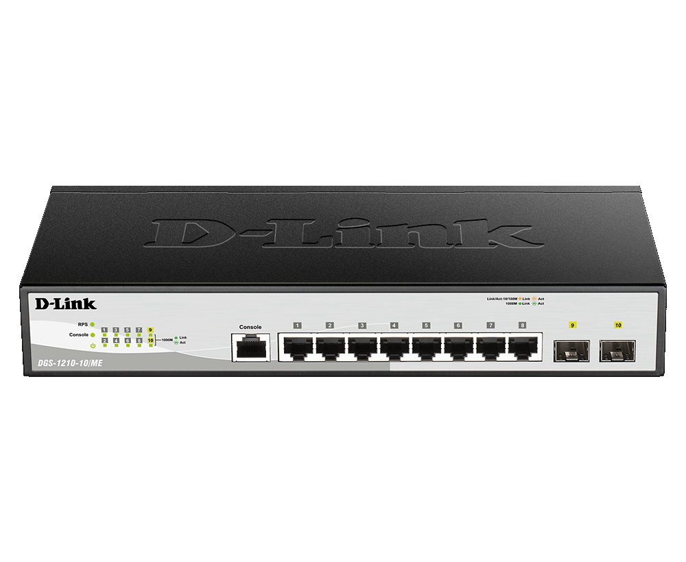 Коммуникатор 10port 10/100/1000 D-Link DGS-1210-10/E M Коммуникатор 10port 10/100/1000 D-Link DGS-1210-10/E M
