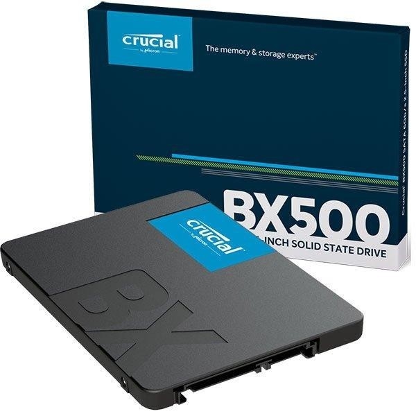 Накопитель SSD 500GB CRUCIAL CT500BX500SSD1 (2.5", SATA3, TLC 3D, 540/500Mbps) Накопитель SSD 500GB CRUCIAL CT500BX500SSD1 (2.5