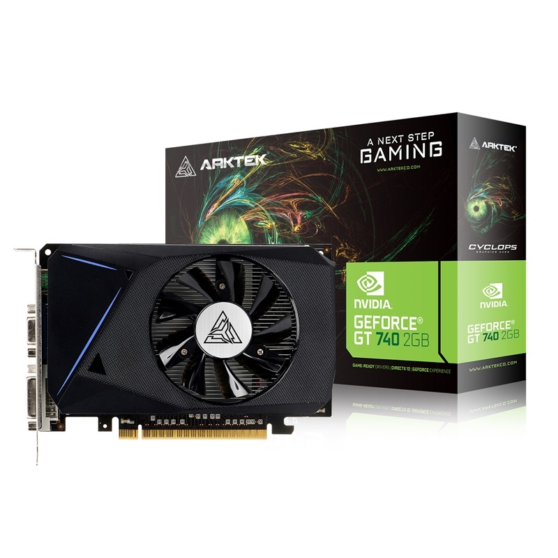 Видеокарта 2GB Arktek GeForce GT740 AKN740D3S2GL1 (5000MHz, GDDR3, 128bit, VGA/DVI/HDMI) Видеокарта 2GB Arktek GeForce GT740 AKN740D3S2GL1 (5000MHz, GDDR3, 128bit, VGA/DVI/HDMI)