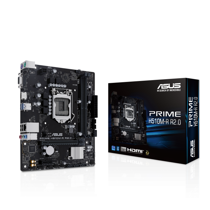Мат. плата ASUS PRIME H510M-R R2.0-SI (S-1200, H470, VGA, HDMI, PCI-E, 2DDR4, SATA3, GbLAN) Мат. плата ASUS PRIME H510M-R R2.0-SI (S-1200, H470, VGA, HDMI, PCI-E, 2DDR4, SATA3, GbLAN)