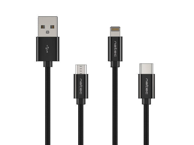 Кабель Natec Prati NKA-1202 3-in-1 (Micro USB(M)+Lightning(M)+USB-C(M), 1m) Кабель Natec Prati NKA-1202 3-in-1 (Micro USB(M)+Lightning(M)+USB-C(M), 1m)