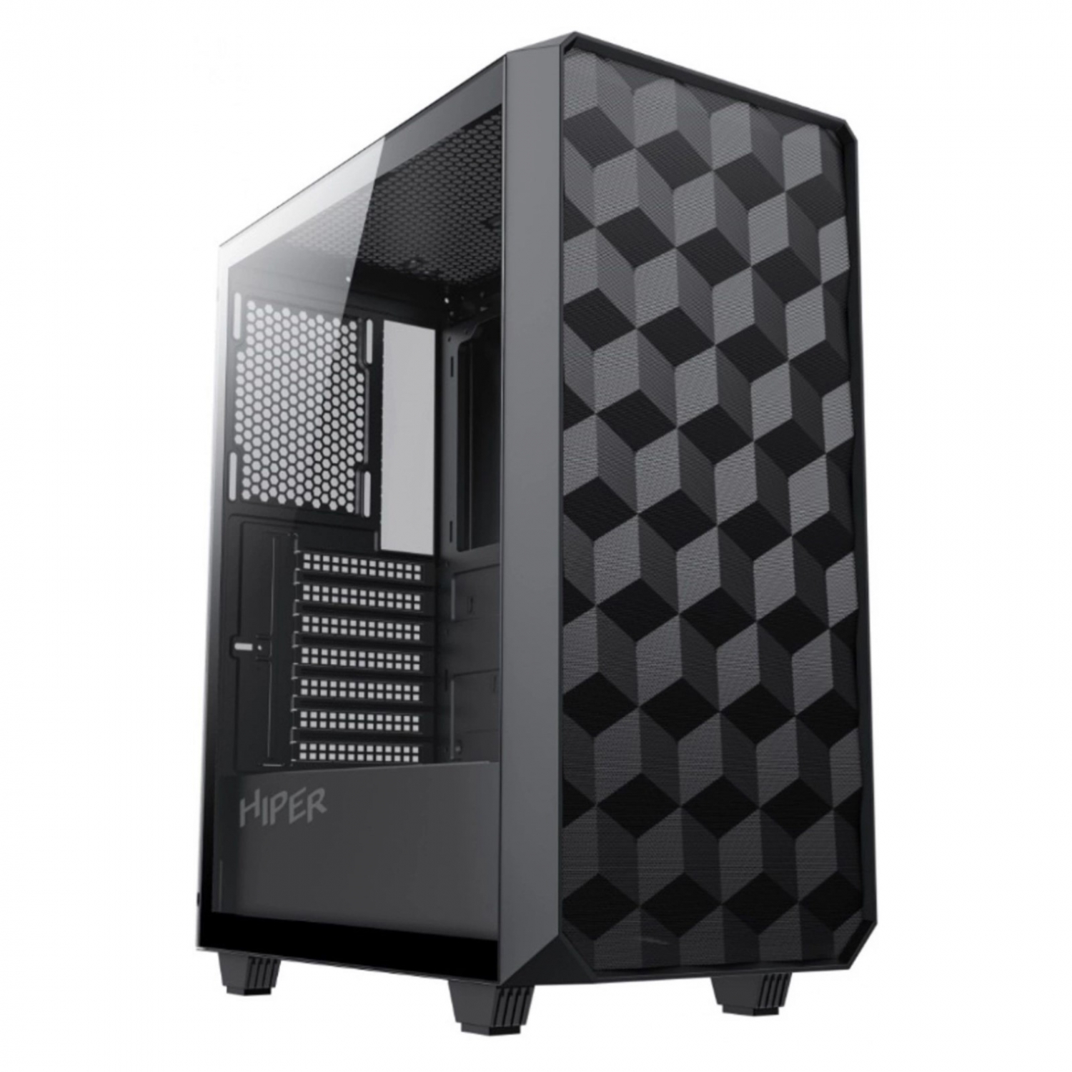 Корпус MidiTower Hiper BH34-1 w/o black (MidiATX, ATX) Корпус MidiTower Hiper BH34-1 w/o black (MidiATX, ATX)