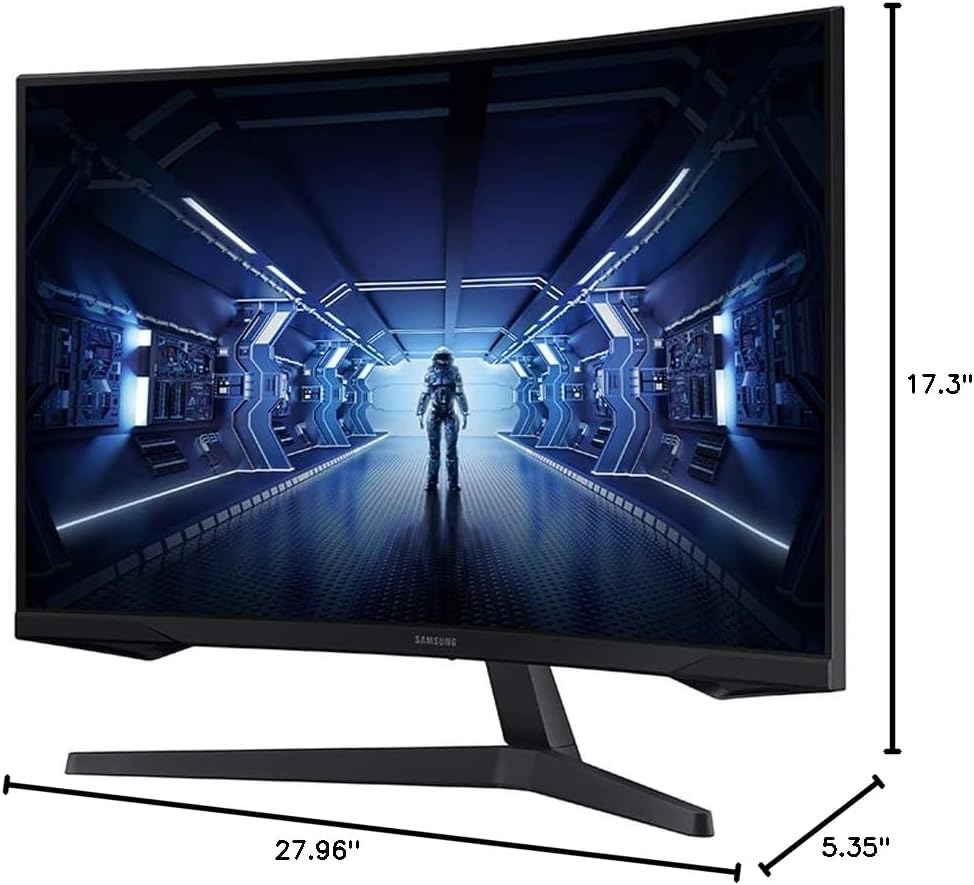 Монитор LED 32" Samsung Odyssey Gaming G55C S32CG550EI Curved (2K VA, 2560x1440, 2500:1, 1ms, HDR10, HDMI/DP, Black) Монитор LED 32
