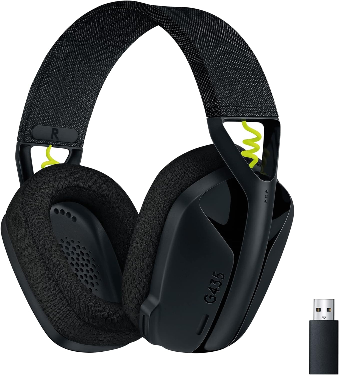 Наушники с микрофоном беспроводные Logitech G435 Lightspeed, Gaming (USB, Black) Наушники с микрофоном беспроводные Logitech G435 Lightspeed, Gaming (USB, Black)