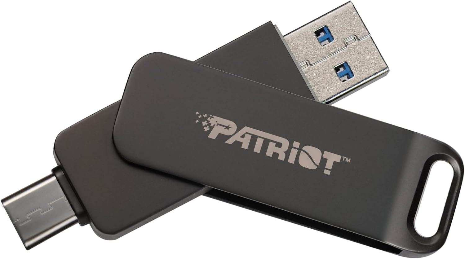 Флешка USB 128GB Patriot PE128GR550DSAD RAGE R550 (USB-C/USB 3.2, Dark Shadow)