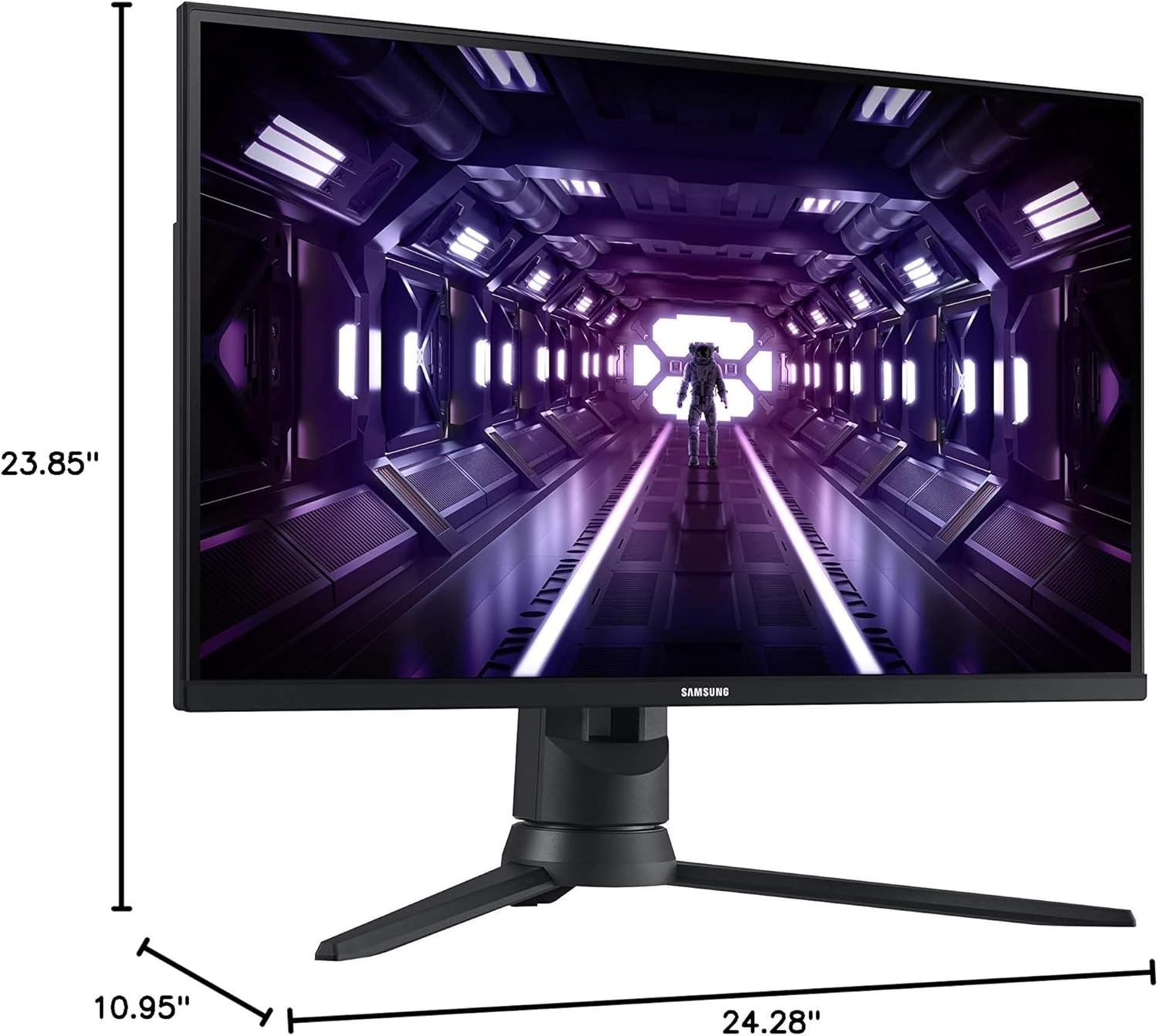 Монитор LED 27" Samsung Odyssey S27AG300NR (FHD, VA, 1920x1080, 144Hz, 1ms, AMD FreeSync Premium, HDMI/DP, Black) Монитор LED 27