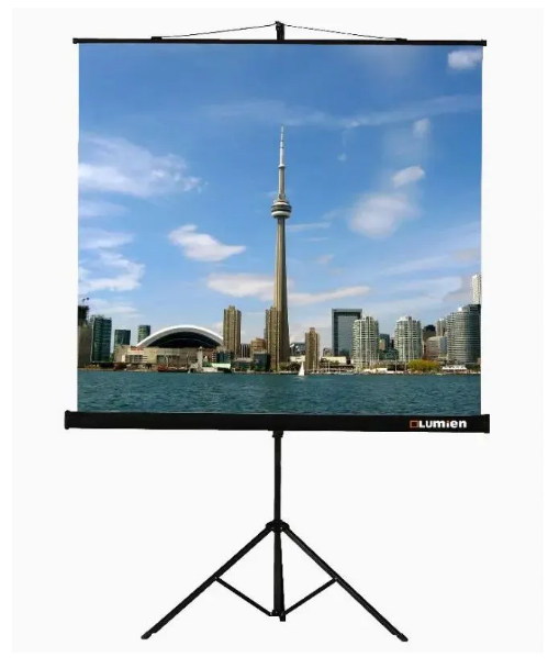 Экран для проектора Lumien Eco View LEV-100102 (180x180cm, 1:1, черный, напольный)