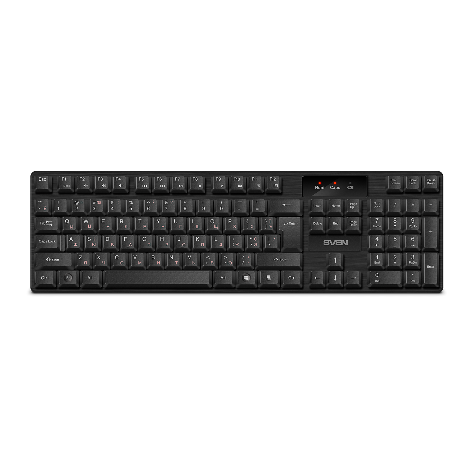 Клавиатура беспроводная SVEN KB-C2300W (Black) Клавиатура беспроводная SVEN KB-C2300W (Black)
