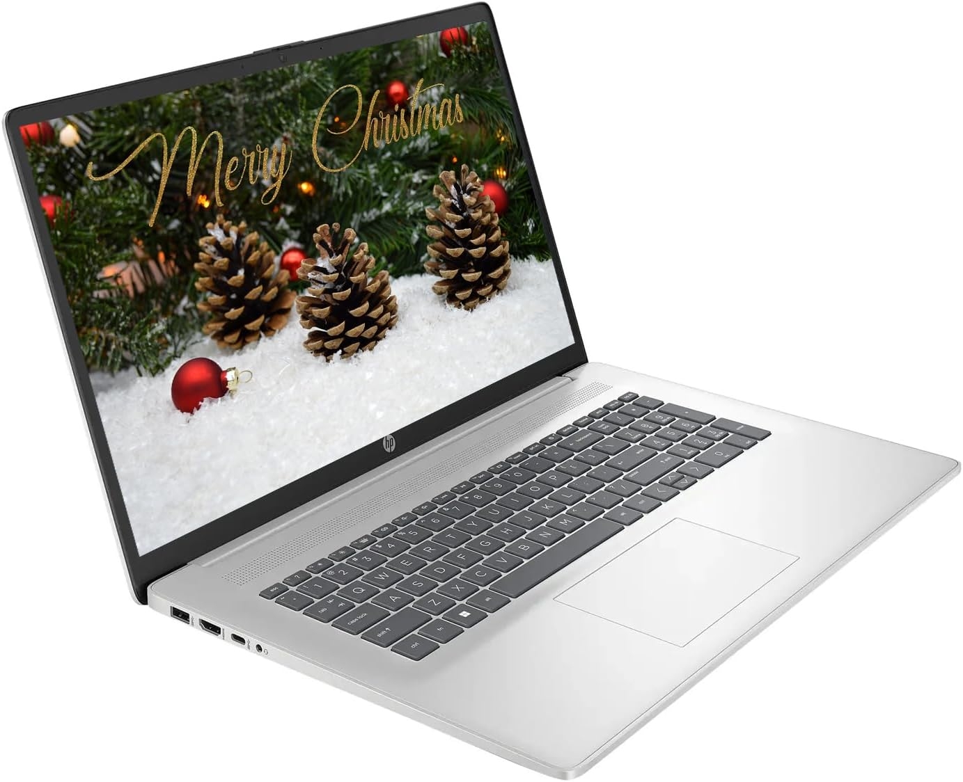 Ноутбук HP Laptop 17-cp3005dx 17.3" (FHD, Ryzen 5 7430U, 8GB, 512GB SSD, AMD Radeon Graphics, Natural Silver, Windows 11, A9FY8UA#ABA) Ноутбук HP Laptop 17-cp3005dx 17.3