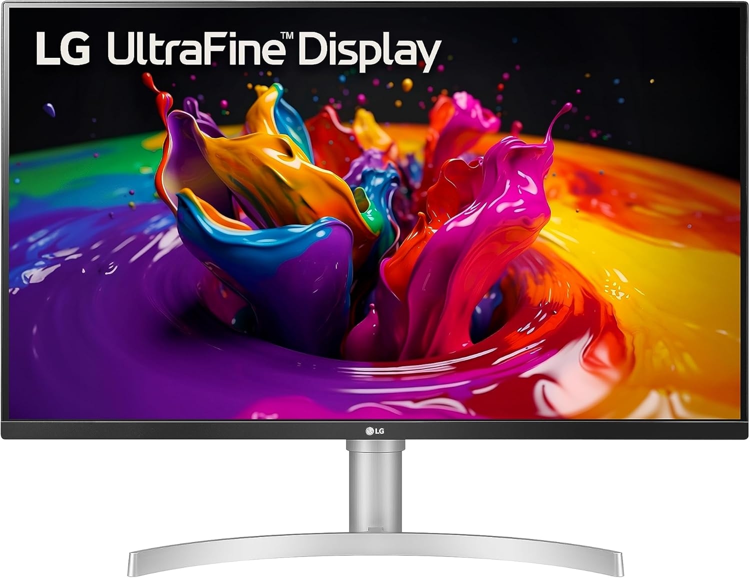 Монитор LED 32" LG 32UP55NP-W (4K VA, 3840x2160, 3000:1, 4ms, HDR10, 2xHDMI/DP/USB-C, Speakers, White) Монитор LED 32