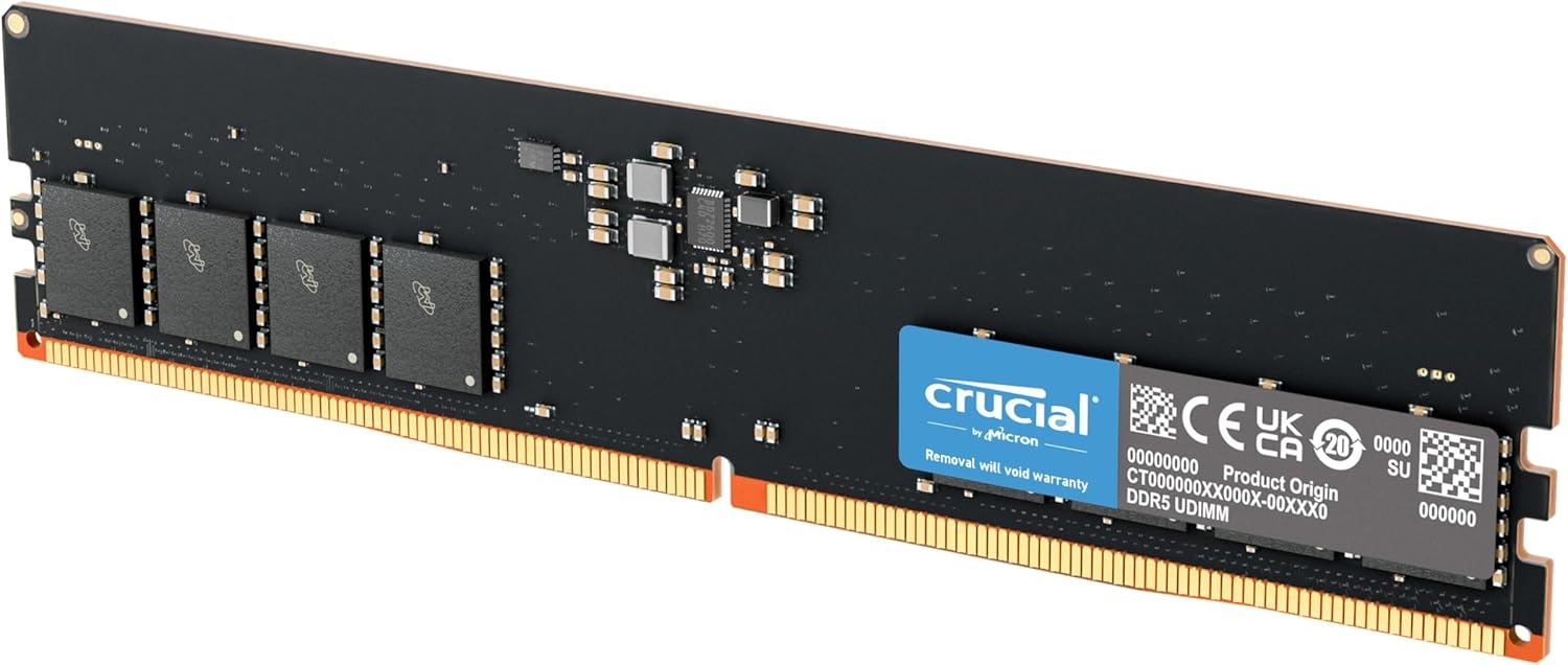 Модуль памяти DIMM 32GB DDR5 Crucial CT32G56C46U5 (5600MHz)
