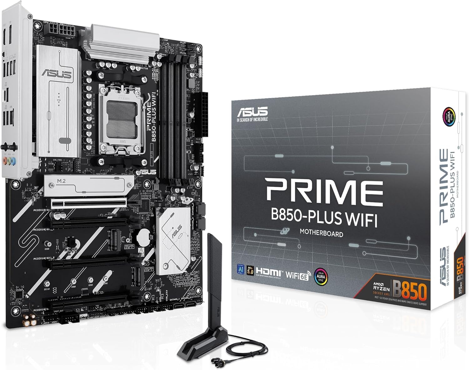 Мат. плата ASUS PRIME B850-PLUS WIFI (S-AM5, B850, HDMI, DP, 4xPCI-E 5.0, 4xDDR5, 4xSATA, BT 5.3, 2.5GbLAN) Мат. плата ASUS PRIME B850-PLUS WIFI (S-AM5, B850, HDMI, DP, 4xPCI-E 5.0, 4xDDR5, 4xSATA, BT 5.3, 2.5GbLAN)