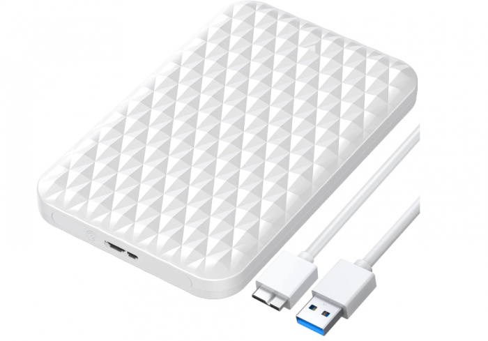 Жесткий диск внешний корпус для HDD/SSD Orico 2520U3-V1-BK-EP-HW (ABS Plastic, 2.5", up to 2TB, USB 3.0 Micro-B) Жесткий диск внешний корпус для HDD/SSD Orico 2520U3-V1-BK-EP-HW (ABS Plastic, 2.5