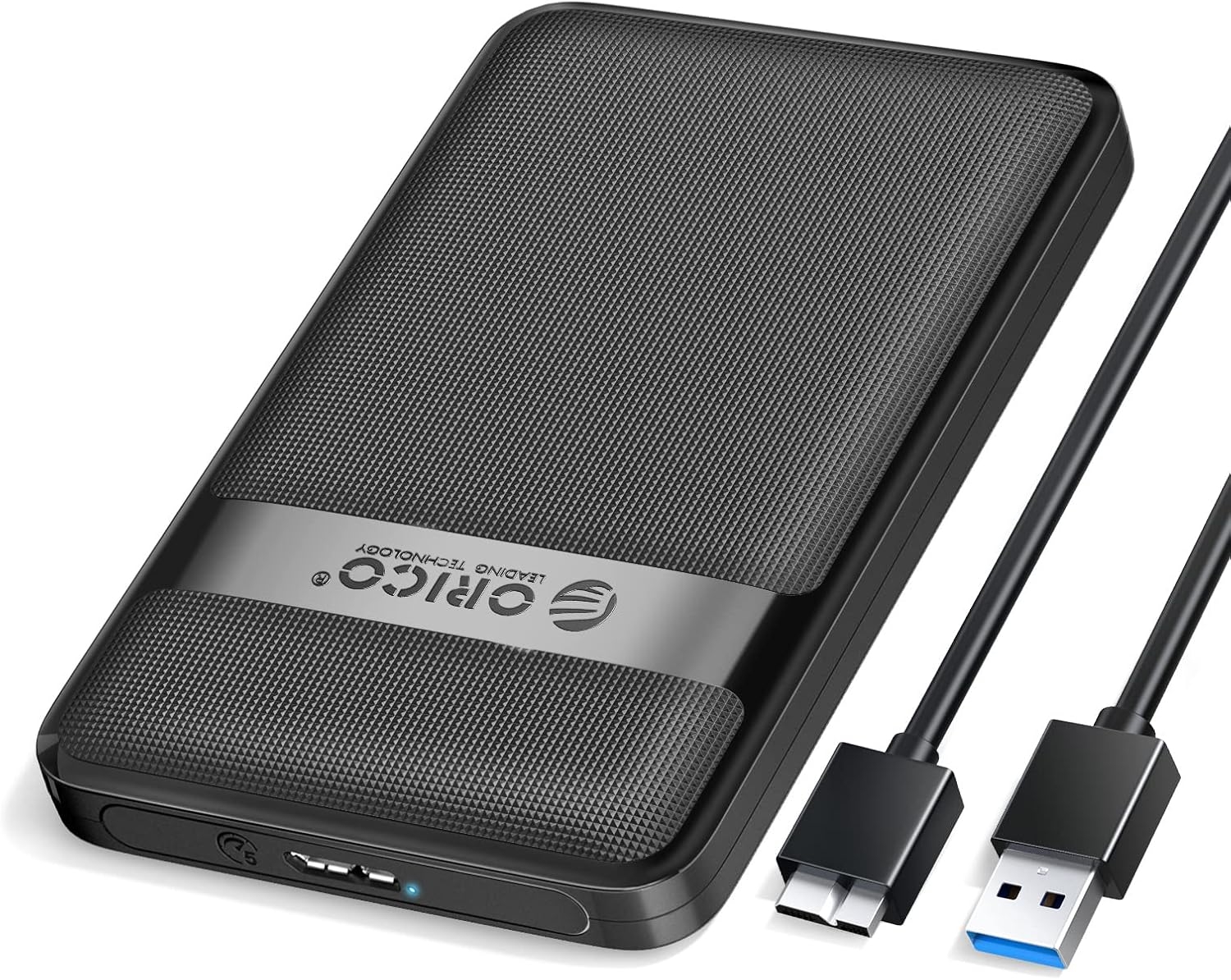 Жесткий диск внешний корпус для HDD/SSD Orico 2577U3-V1-BK-EP-HW (ABS Plastic?, 2.5