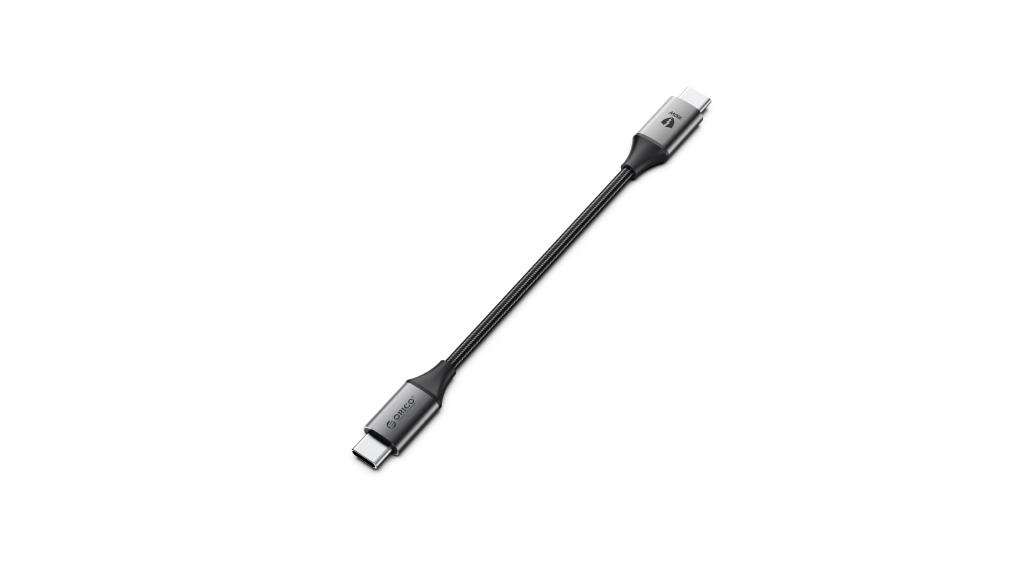 Кабель Orico CDX-100CC-BK-BP (USB-C to USB-C, up to 100W, up to 480Mbps, 1.0m, Black)