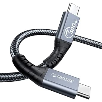 Кабель Orico TBZ4-08-GY-BP (Thunderbolt 4, up to 40Gbps, up to 100W, 1x8K@60Hz or 2x4K@60Hz, 0.8m) Кабель Orico TBZ4-08-GY-BP (Thunderbolt 4, up to 40Gbps, up to 100W, 1x8K@60Hz or 2x4K@60Hz, 0.8m)
