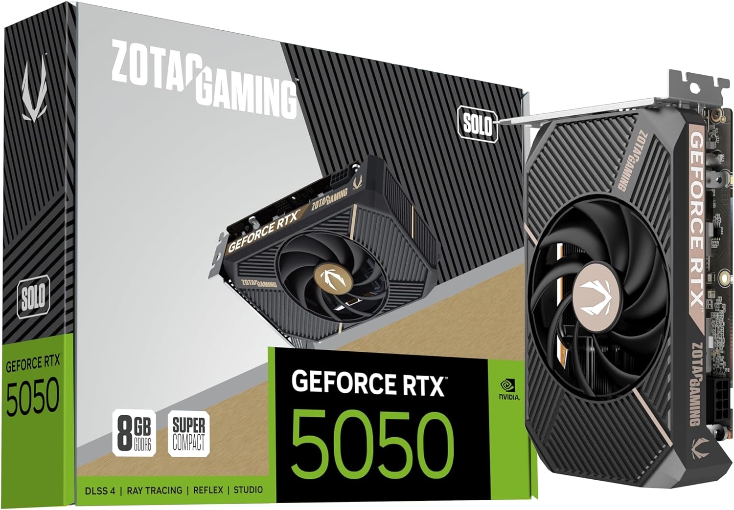 Видеокарта 8GB Zotac GeForce RTX5050 Twin Edge (20000MHz, GDDR6, 128bit, HDMI/3xDP)