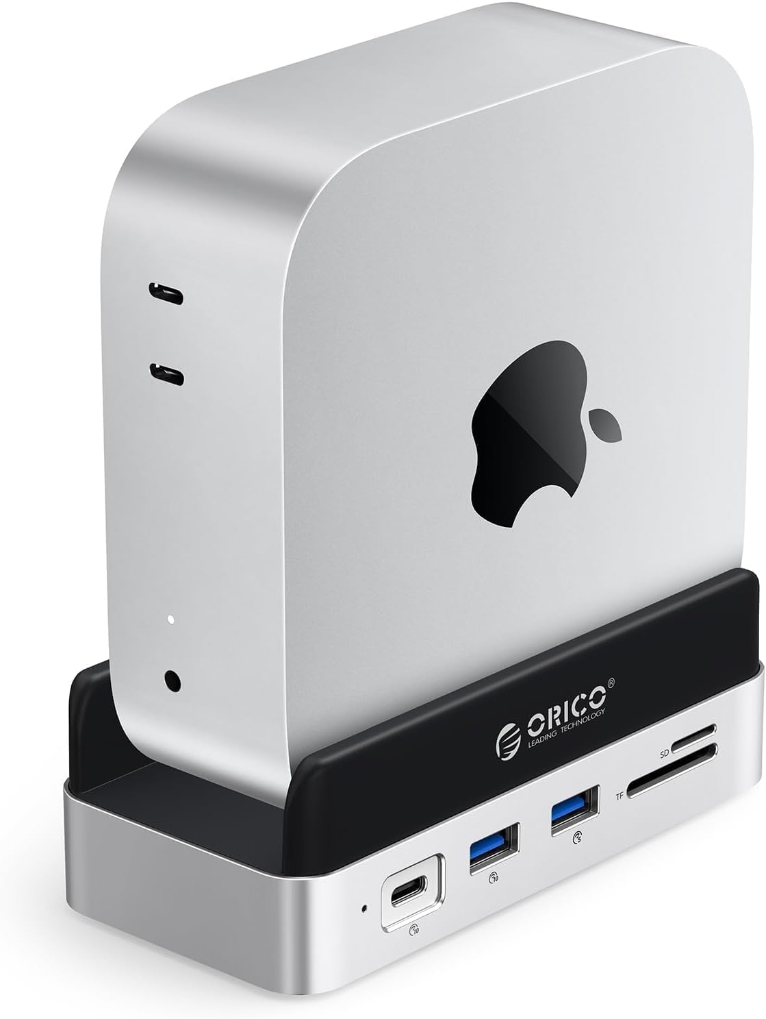 Док-станция Orico VS10-SV-EP MiniDock 10-in-1 (USB-C to 1xUSB-C, 1xUSB-A 3.2, 2xUSB-A 3.0, 1xHDMI, 1xRJ45, Card Reader)