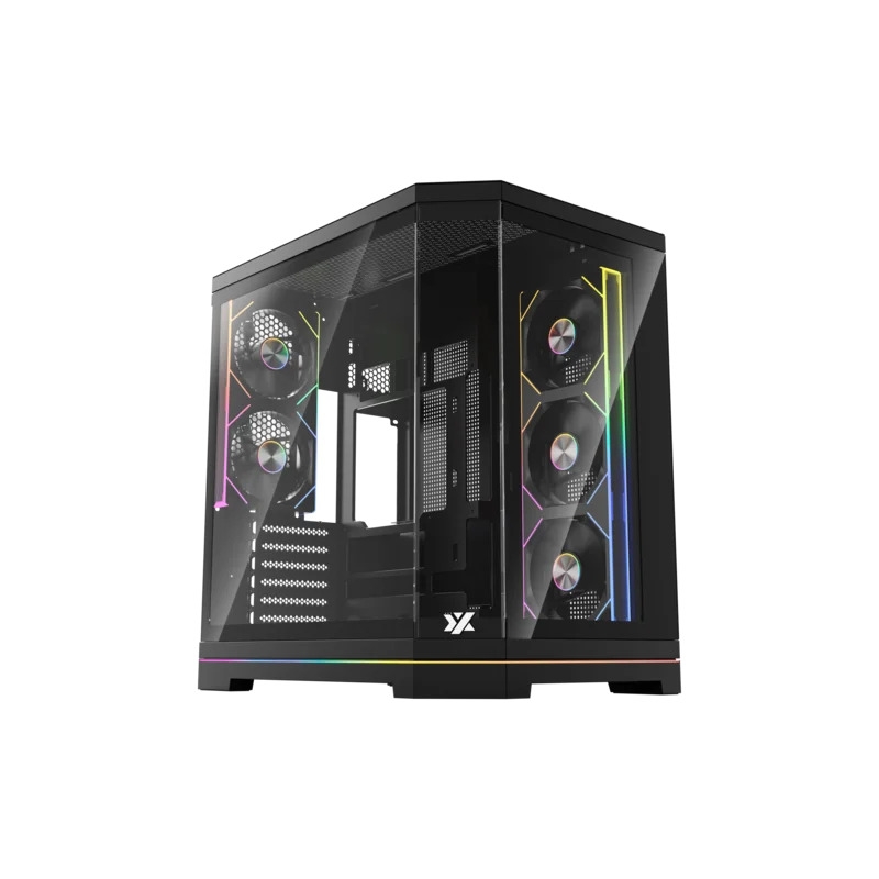 Корпус MidiTower XYZ NEUTRON X Black (w/o PSU, Side TG, Integrated A-RGB Fans, X-CS-NEUTRONX-B) Корпус MidiTower XYZ NEUTRON X Black (w/o PSU, Side TG, Integrated A-RGB Fans, X-CS-NEUTRONX-B)