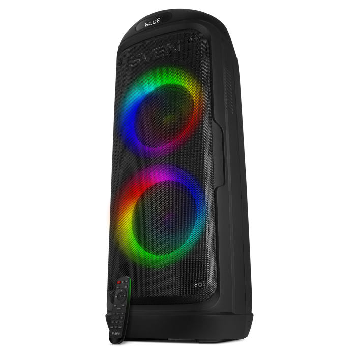 Колонка SVEN PS-770 (100W, TWS, Bluetooth, FM, USB, microSD, LED, 4400mAh)