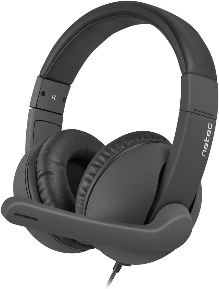 Наушники с микрофоном Natec NSL-1452 RHEA (With Microphone, Black)