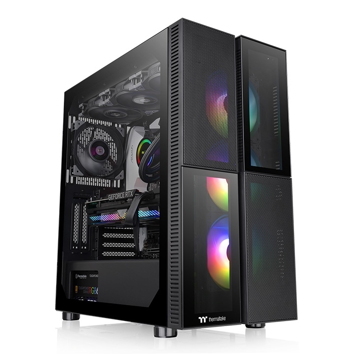 Корпус MidiTower ThermalTake Versa J26 TG ARGB Black w/o (MidiATX, Window) Корпус MidiTower ThermalTake Versa J26 TG ARGB Black w/o (MidiATX, Window)