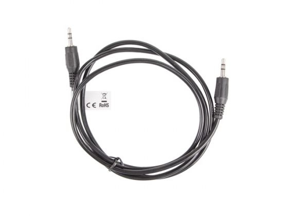 Кабель LANBERG CA-MJMJ-10CC-0012-BK MINIJACK 3.5MM M/M 3 PIN BLACK, 1.2M