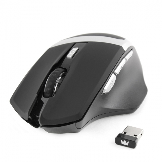 Мышь беспроводная CrownMicro CMXG-801 Ghost, Gaming (7 buttons, 1600dpi, Backlight, USB)