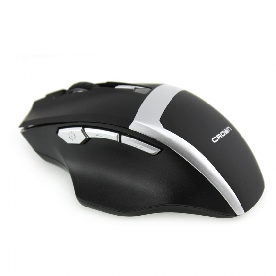 Мышь беспроводная CrownMicro CMXG-801 Ghost, Gaming (7 buttons, 1600dpi, Backlight, USB)