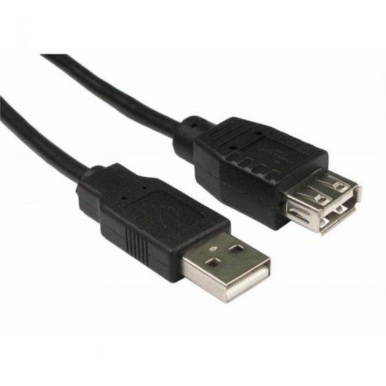 Удлинитель LANBERG CA-USBE-10CC-0050-BK CABLE USB 2.0 AM-AF BLACK 5M